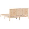 vidaXL Cama extralarga sin colch&oacute;n madera maciza 200x220 cm