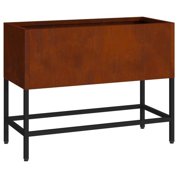 vidaXL Jardinera Elevada Oxidado 60 x 26 x 45 cm Acero autopatinable