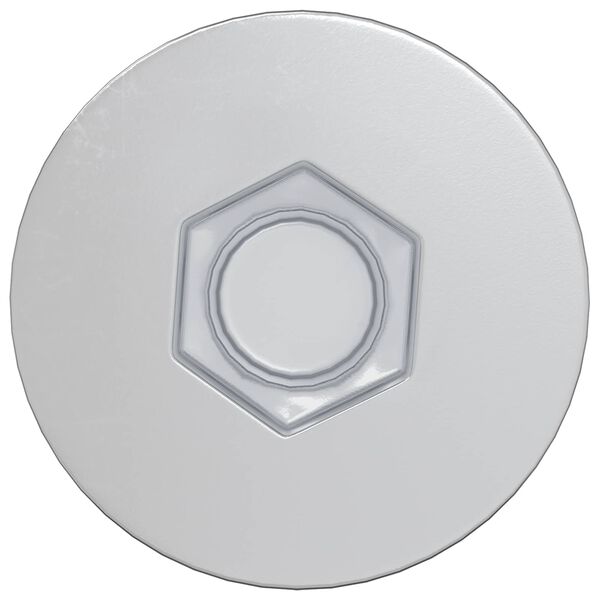 vidaXL Tornillos Confirmat 2500 pcs Plateado Metal