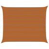 vidaXL Toldo Vela de Sombra Naranja y Marr&oacute;n 5 x 4 m