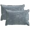 vidaXL Funda de almohada 2 uds. HOUTEN Azul Claro 50 x 70 cm