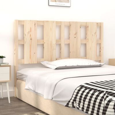 vidaXL Cabecero de cama madera maciza de pino 140,5x4x100 cm