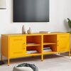 vidaXL Muebles para TV 2 piezas acero amarillo mostaza 68x39x50,5 cm