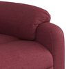 vidaXL Sill&oacute;n de masaje reclinable el&eacute;ctrico tela rojo tinto