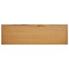 vidaXL Mueble zapatero de madera maciza de roble 114x37x45 cm