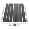 vidaXL Set de paneles de valla WPC negro 353x146 cm