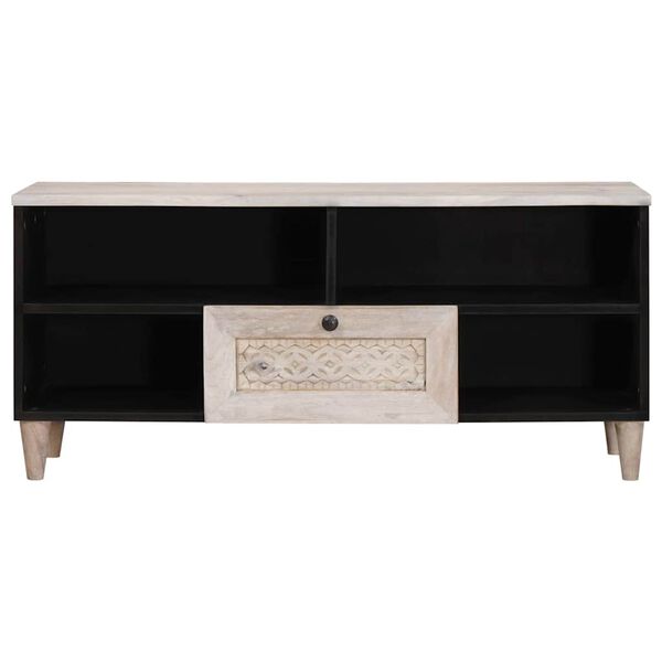 vidaXL Unidades de TV con cajón 105 x 33 x 46 cm Madera contrachapada