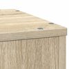 vidaXL Soportes de plantas madera ingenier&iacute;a roble Sonoma 33x33x100 cm