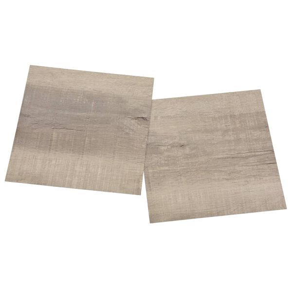 vidaXL Tarimas de suelo autoadhesivas 20 uds PVC gris taupe 1,86 m²
