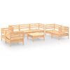 vidaXL Juego de muebles de jard&iacute;n 8 piezas madera maciza de pino