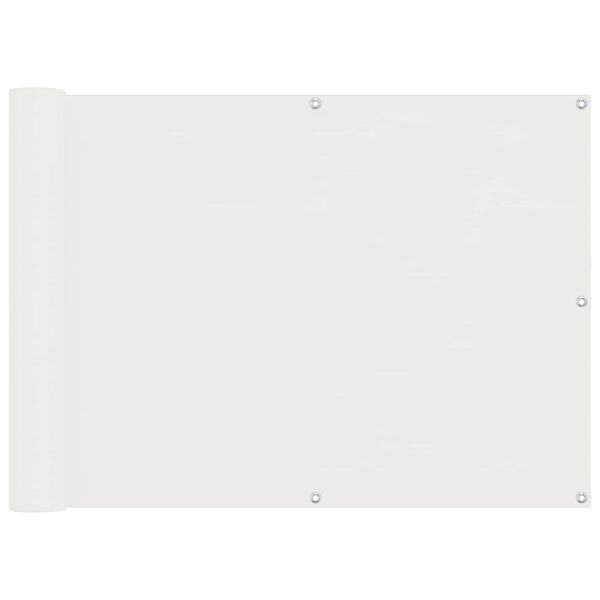 vidaXL Pantalla de Balc&oacute;n 75 x 200 cm Oxford alu recubierto de PU