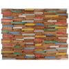 vidaXL Paneles revestimiento pared 10 uds madera maciza teca 1,03 m&sup2;
