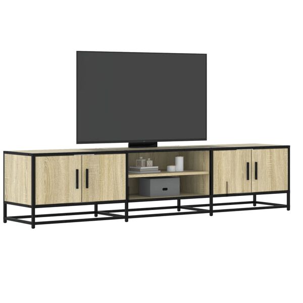 vidaXL Mueble para TV madera de ingeniería roble Sonoma 180x35x41 cm