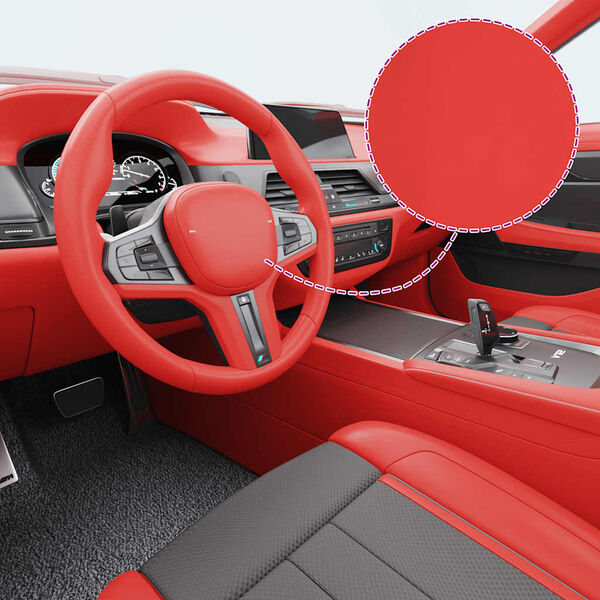 vidaXL L&aacute;minas para coches 2 uds rojo mate 100x150 cm