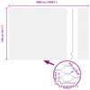 vidaXL Poste de Valla Gris 50 x 1,4 m (malla de 13 mm) Acero y PVC