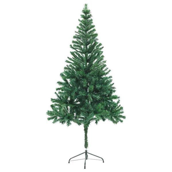 vidaXL Árbol de Navidad artificial con luces y bolas 564 ramas 180 cm