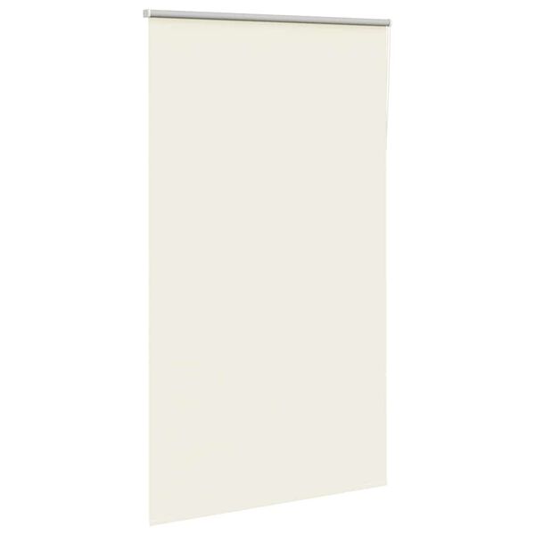 vidaXL Estor Enrollable Opaco Blanco Roto 120x230cm Tela Ancho 116,6cm