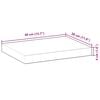 vidaXL Estante flotante 3 uds madera acacia acabado aceite 40x30x4 cm