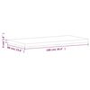 vidaXL Tablero rectangular de madera maciza de haya 100x60x4 cm