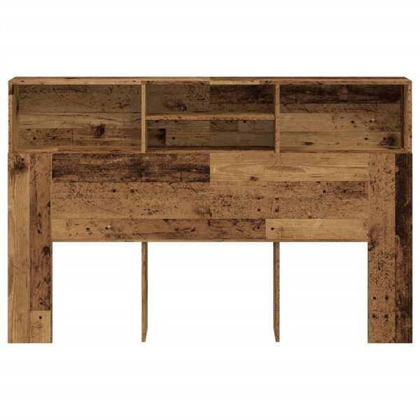 vidaXL Cabecero armario madera ingenier&iacute;a envejecida 160x19x103,5 cm