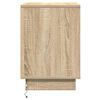 vidaXL Armario de Noche con cajón 2 pcs Roble Sonoma 39 x 34,5 x 50 cm