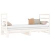 vidaXL Sof&aacute; cama extra&iacute;ble sin colch&oacute;n blanco 2x(90x190) cm