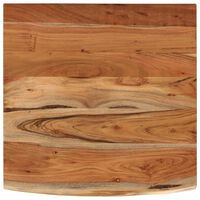 vidaXL Tablero cuadrado madera maciza acacia borde vivo 80x80x2,5 cm