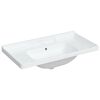 vidaXL Lavabo de ba&ntilde;o rectangular cer&aacute;mica blanco 91,5x48x23 cm
