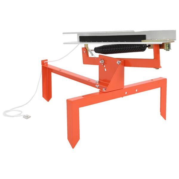 vidaXL Lanzador de platos de acero