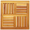 vidaXL Tablero de mesa cuadrado madera maciza de acacia 50x50x2 cm