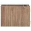 vidaXL Armario de ba&ntilde;o de pared madera maciza de teca 60x39x40 cm