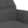 vidaXL Sill&oacute;n de relax de tela gris oscuro
