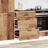 vidaXL Mueble bajo de cocina Lucca madera vieja