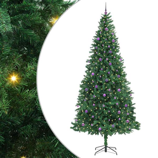 vidaXL &Aacute;rbol de Navidad artificial Verde 300 cm PVC, Metal y Pl&aacute;stico