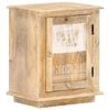 vidaXL Mesita de noche de madera maciza de mango 40x30x46 cm