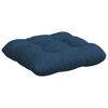 vidaXL Cojines para asiento 4 pcs Azul 40 x 40 x 12 cm tela