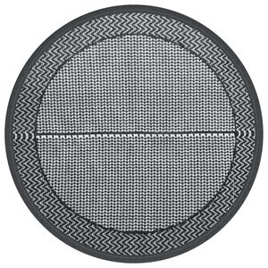 vidaXL Alfombra de exterior ARAKIL gris &Oslash;160 cm PP