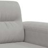 vidaXL Sill&oacute;n de tela microfibra gris claro 60 cm