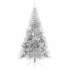 vidaXL Árbol de Navidad Artificial Preiluminado Plateado 240 cm PET