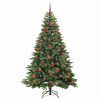 vidaXL &Aacute;rbol de Navidad artificial con 300 LED Verde 180 cm PE y PVC