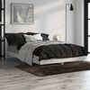 vidaXL Estructura de cama madera de ingeniería gris hormigón 120x190cm