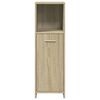 vidaXL Set de muebles de baño 3 pzas madera contrachapada roble Sonoma