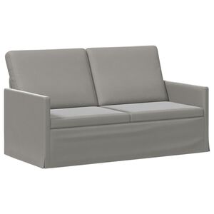 vidaXL Sof&aacute; de 2 plazas Gris Claro 150 x 81 x 82 cm
