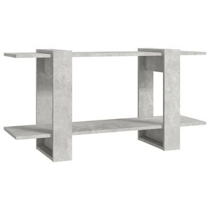 vidaXL Estanter&iacute;a madera contrachapada gris hormig&oacute;n 100x30x51 cm