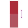 vidaXL Estor Enrollable Opaco Rojo 55x175 cm Tela Ancho 50,7 cm