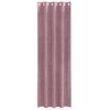 vidaXL Cortinas opacas 2 pcs Rosa Oscuro 140 x 225 cm Terciopelo