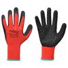 vidaXL Guantes de Trabajo 24 uds. Rojo y Negro 11 / XXL