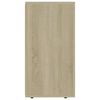 vidaXL Aparador madera contrachapada color roble Sonoma 120x36x69 cm