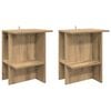 vidaXL Mesa de Caf&eacute; 2 uds. Roble artisan 40 x 30 x 49 cm