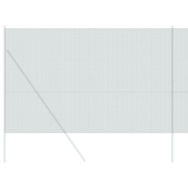 vidaXL Cerca de Alambre Soldado Verde 1.6 x 25 m Acero